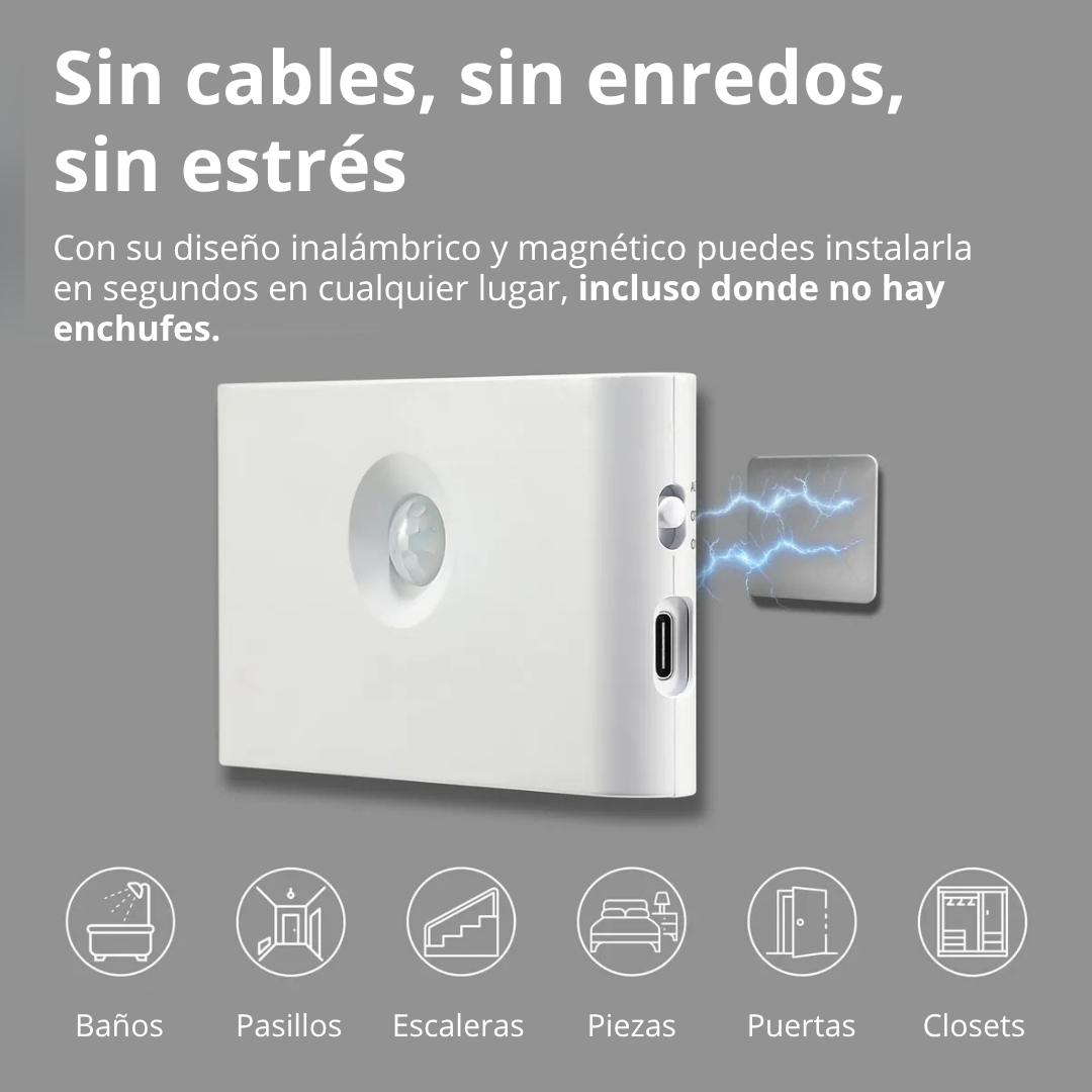 Miniatura 6 de LUZ LED NOCTURNA RECARGABLE PORTÁTIL